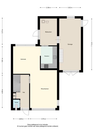 Floorplan - W Jaasmasingel 56, 7991 DB Dwingeloo